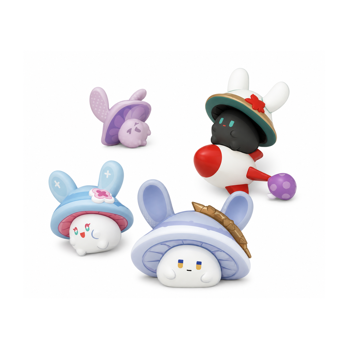 Honkai: Star Rail Cap & Cottontail Series Mini Figures