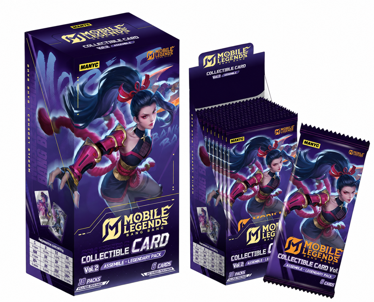 《Mobile Legends:BangBang》- Collectible Card - Vol.2(assemble)- Legendary Pack(包)