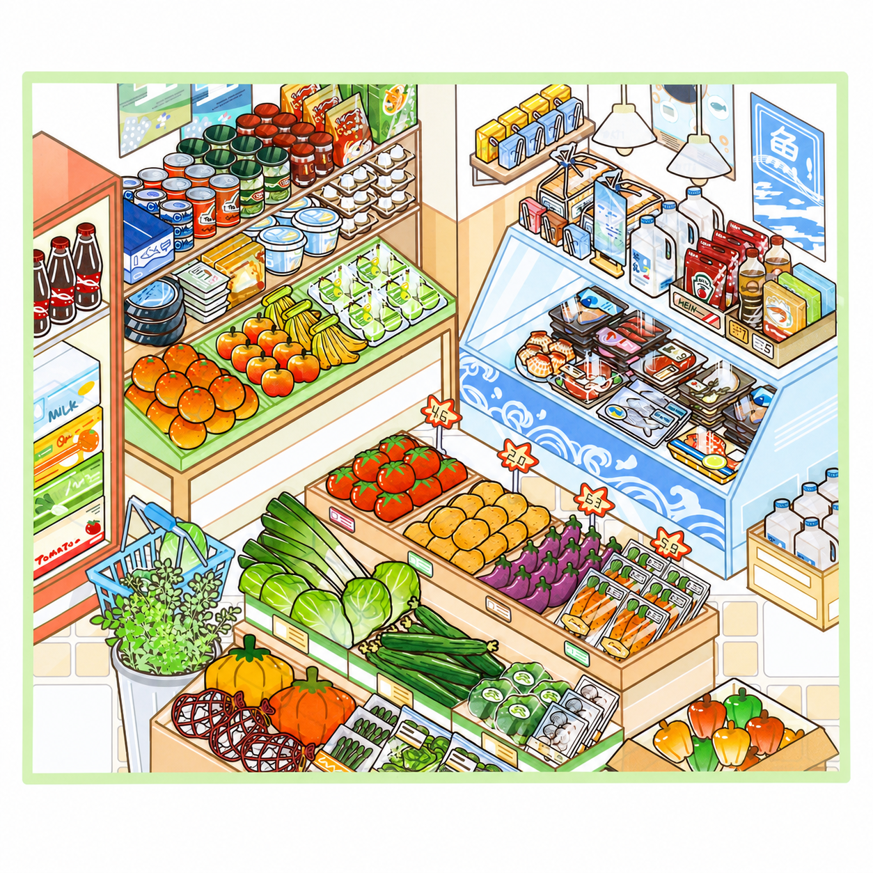 Landscape Sticker Paper Traces New Arrivals: The "New Time" Series Fresh Goods Special Offer Zone CN 1 Piece