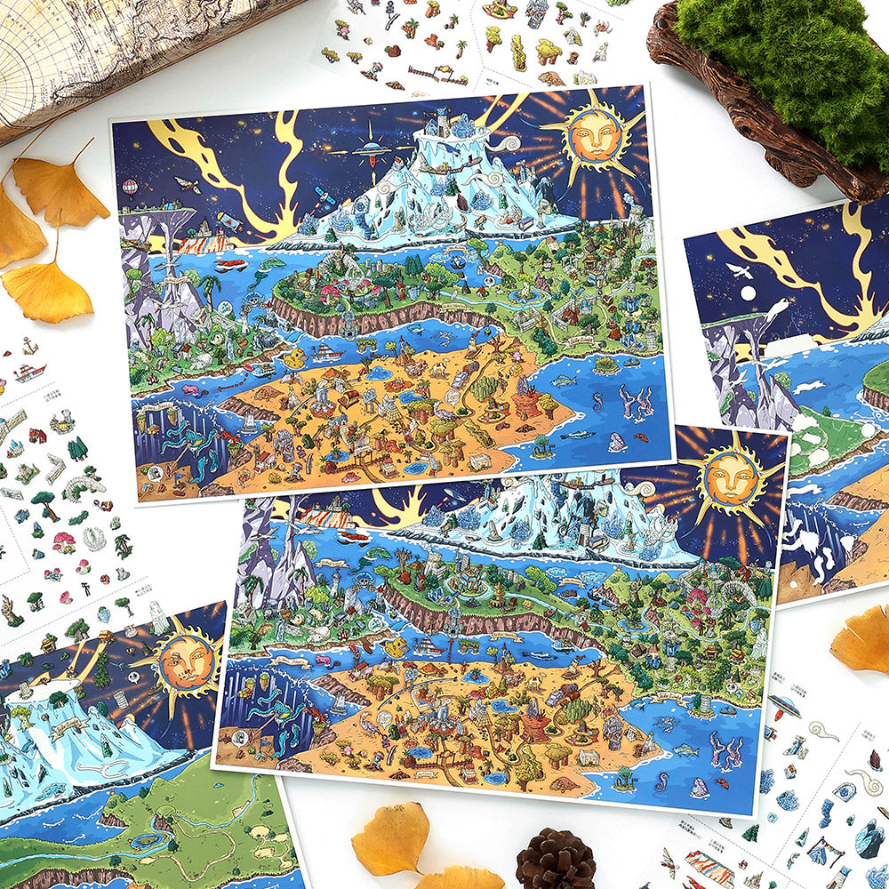 Landscape Sticker Infeel.Me Open for Business Today: Series Vol. 39 Dark Age CN 1 Piece