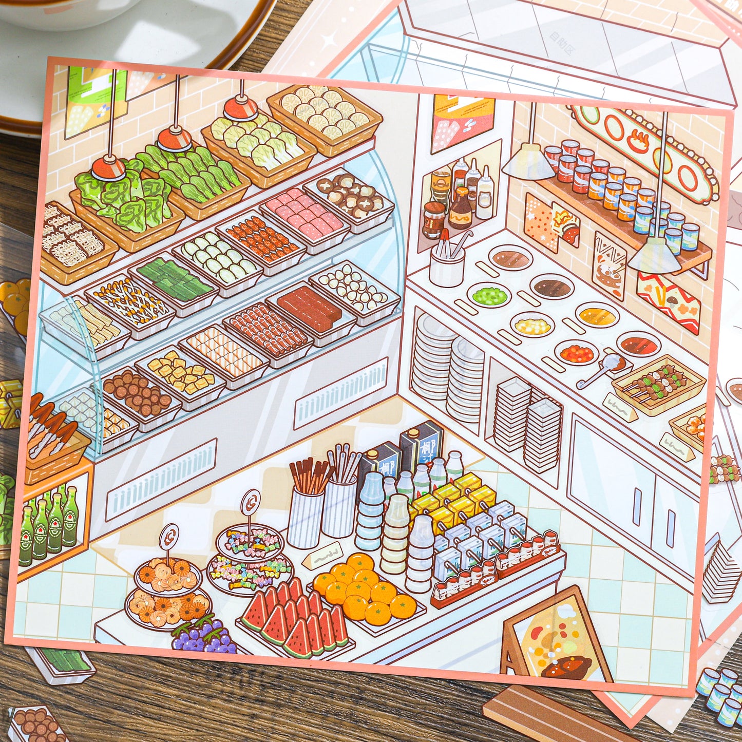 Landscape Sticker Paper Traces New Arrivals: The "New Time" Series Self-Service Mini Hot Pot CN 1 Piece