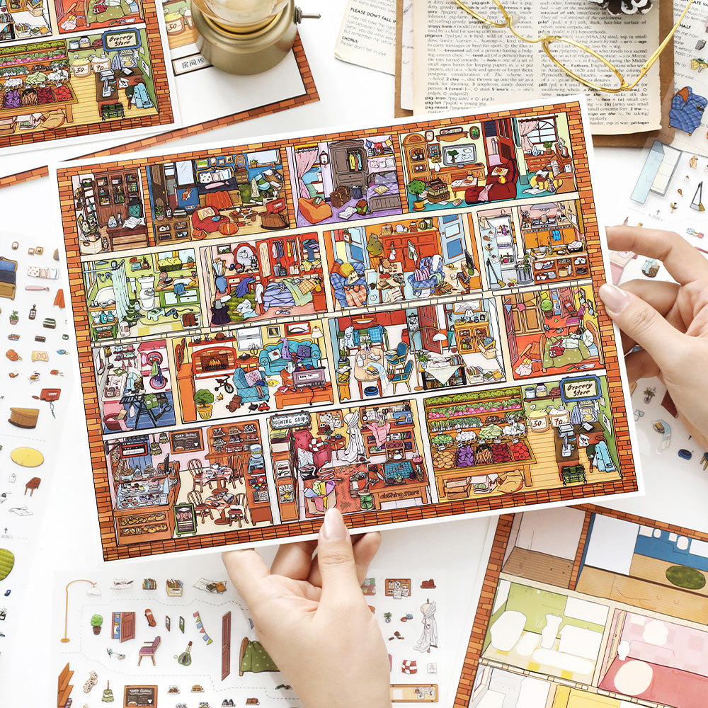 Landscape Sticker Infeel.Me My Little Cabin: Installment Vol. 28 Pumpkin Apartment CN 1 Piece