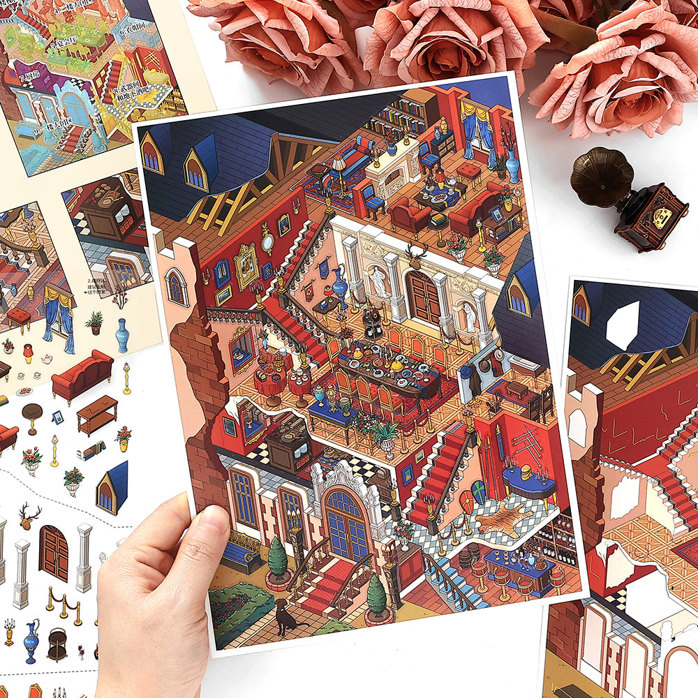 Landscape Sticker Infeel.Me My Little Cabin: Installment Vol. 27 Duke's Dinner CN 1 Piece