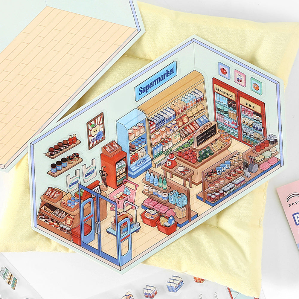 Landscape Sticker Infeel.Me PaperMore Little Corner Series：Corner Mart CN 1 Piece
