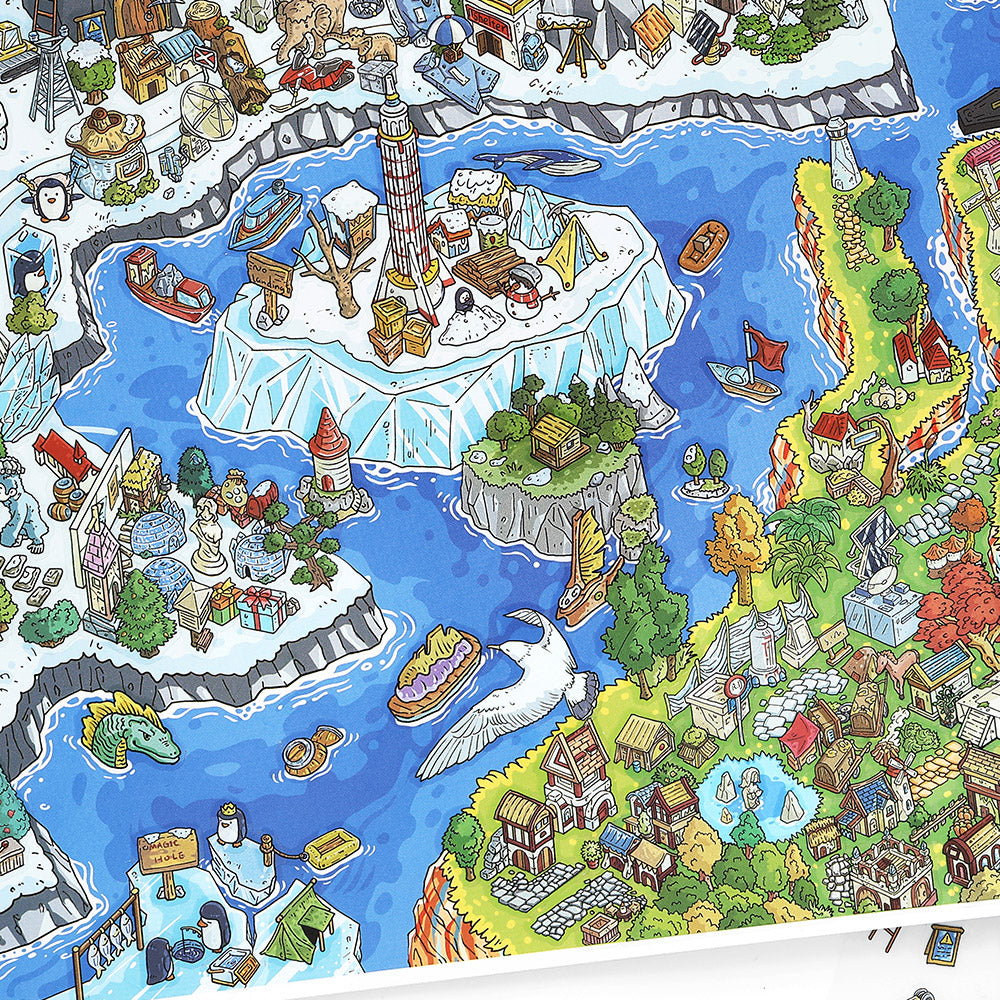 Landscape Sticker Infeel.Me Open for Business Today: Series Vol. 39 Northern Tundra CN 1 Piece