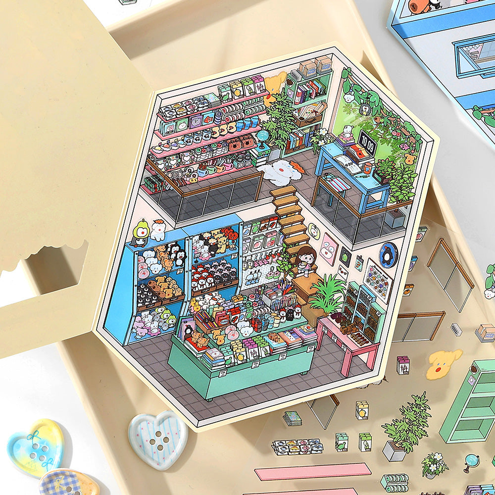 Landscape Sticker Infeel.Me Open for Business Today: Series Vol. 18 Toy Cottage CN 1 Piece