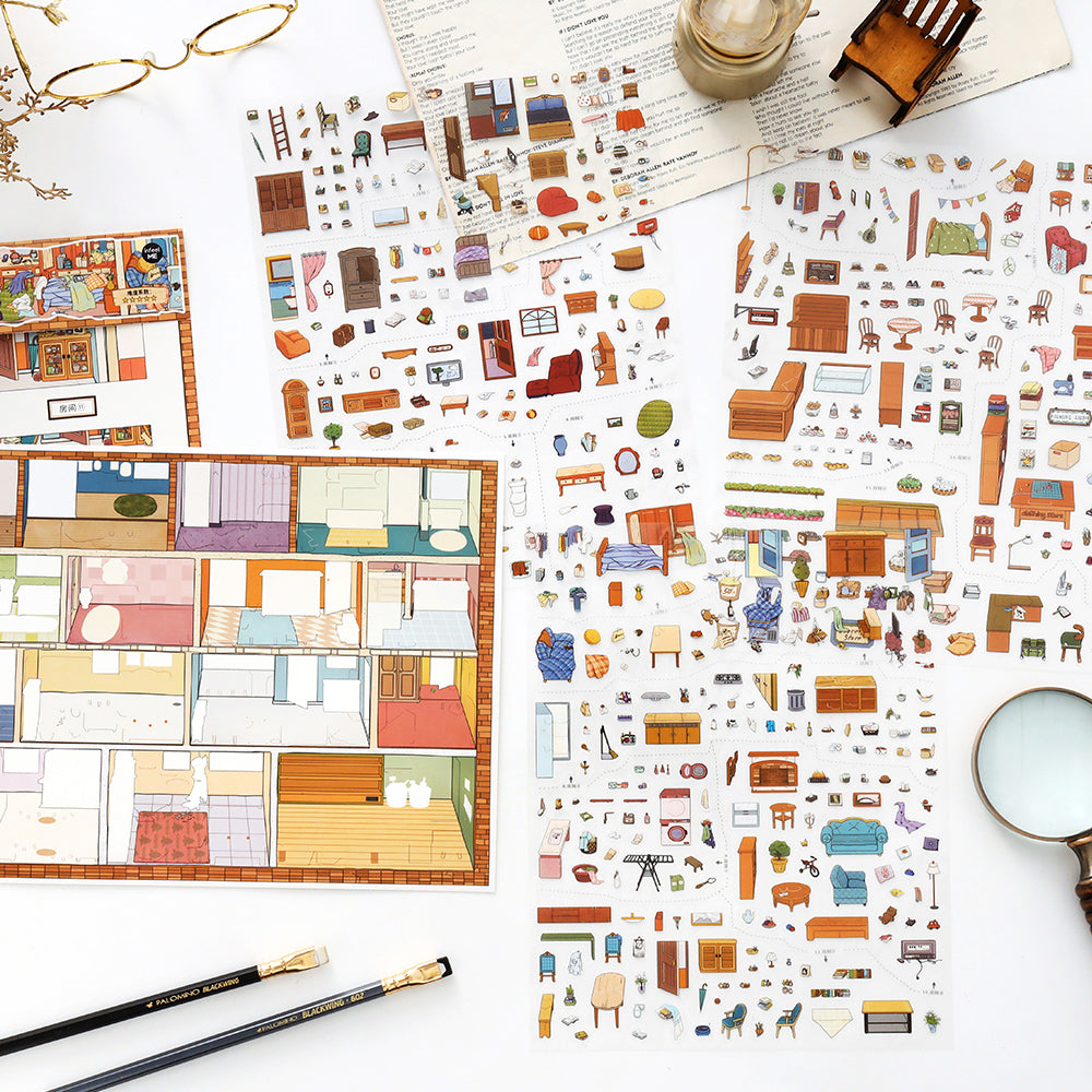 Landscape Sticker Infeel.Me My Little Cabin: Installment Vol. 28 Pumpkin Apartment CN 1 Piece