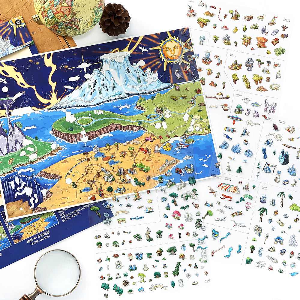Landscape Sticker Infeel.Me Open for Business Today: Series Vol. 39 Dark Age CN 1 Piece