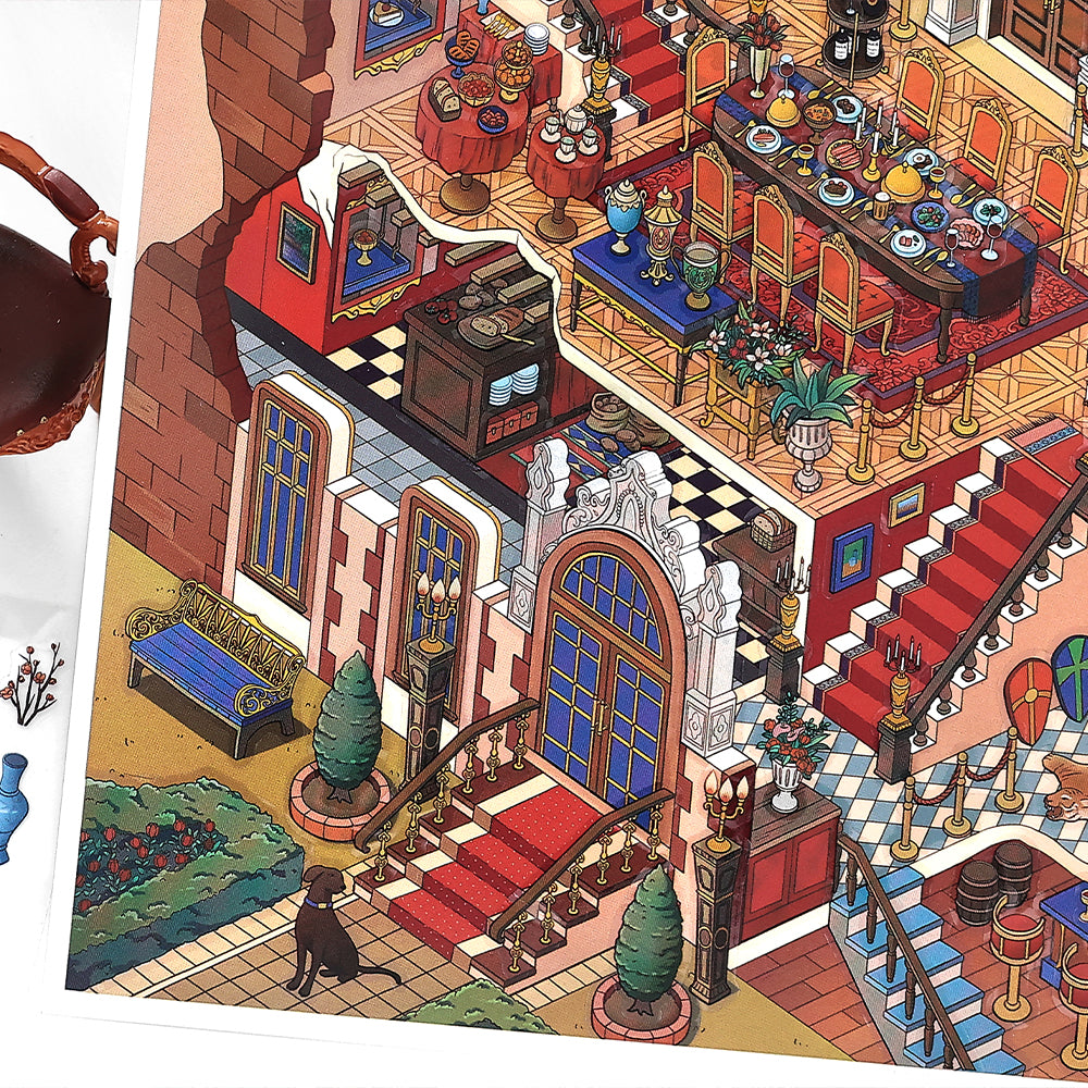 Landscape Sticker Infeel.Me My Little Cabin: Installment Vol. 27 Duke's Dinner CN 1 Piece