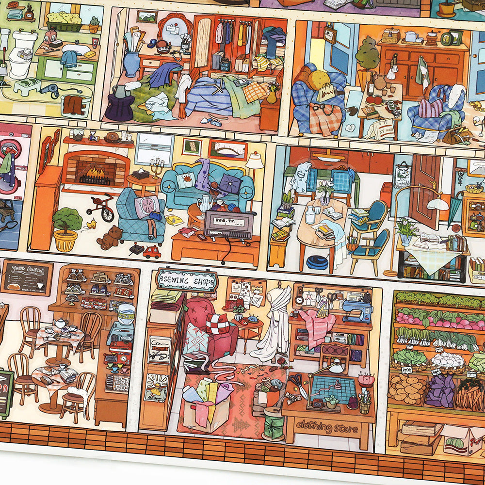 Landscape Sticker Infeel.Me My Little Cabin: Installment Vol. 28 Pumpkin Apartment CN 1 Piece