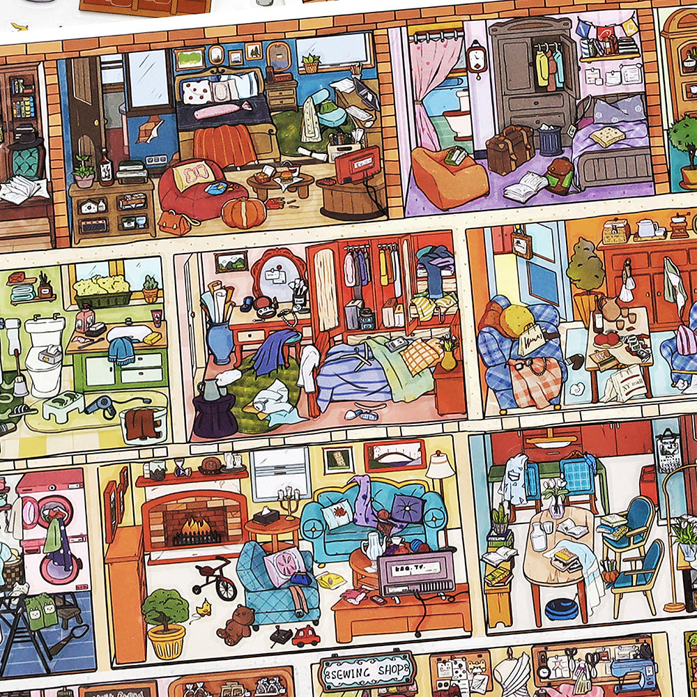 Landscape Sticker Infeel.Me My Little Cabin: Installment Vol. 28 Pumpkin Apartment CN 1 Piece