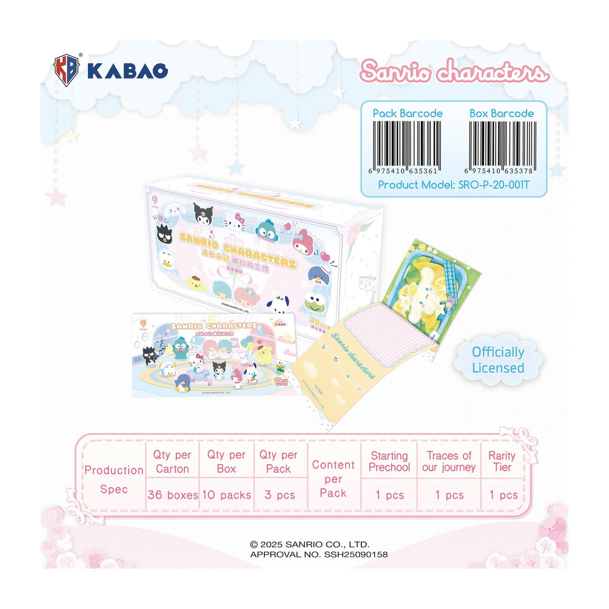 Sanrio Family - Growth Diary Tear-Apart Instant Photo Series 1