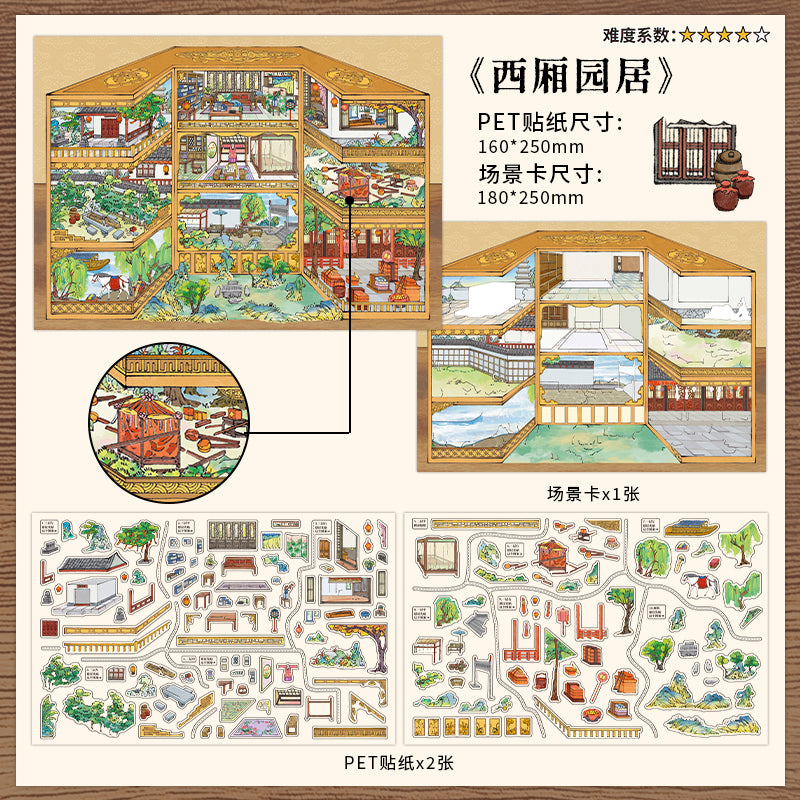 Landscape Sticker Infeel.Me Open for Business Today: Series Vol. 42 West Garden Residence CN 1 Piece