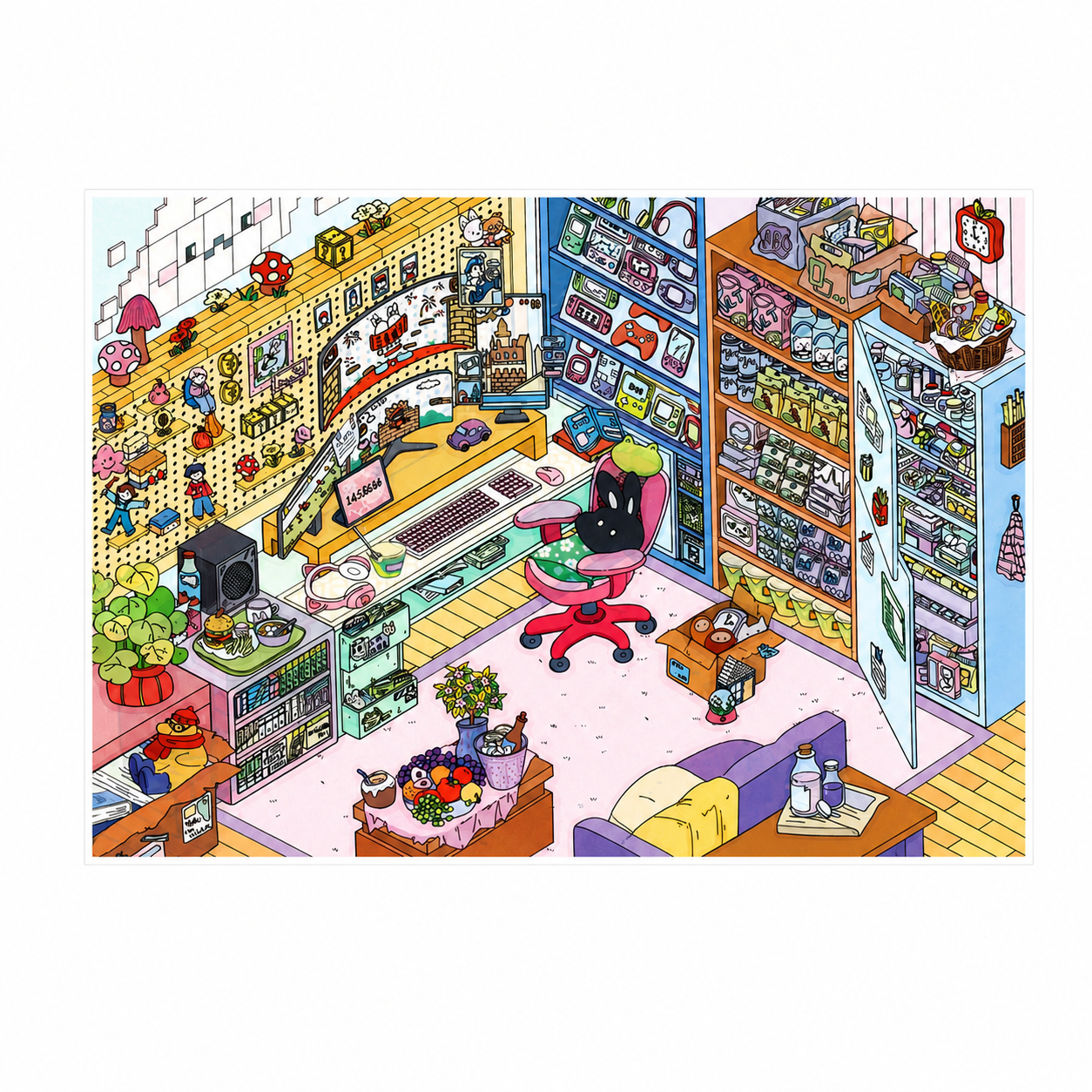 Landscape Sticker Infeel.Me My Little Cabin: Installment Vol.18  E-Sports Den CN 1 Piece
