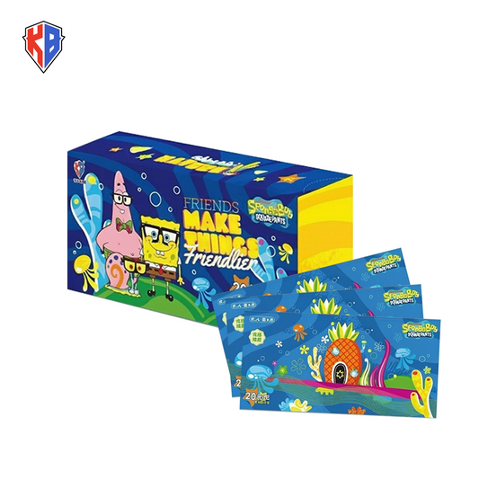 KABAO Spongebob SquarePants Inspired Rainbow Patchwork Photo Card CN 1 BOX