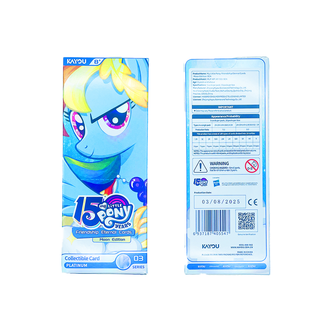 KAYOU MLP Friendship Eternal Cards-Moon Edition-SEA-Seri 3 EN 1 KOTAK