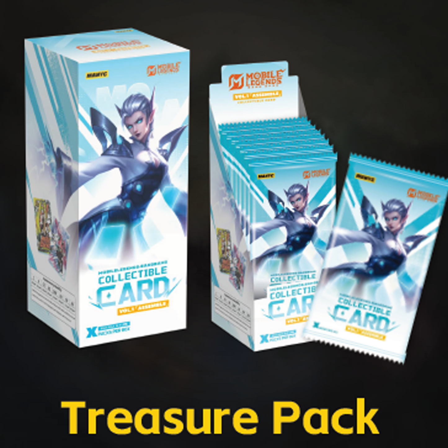 [PRE-ORDER]Mobile legends: bang bang collection cards-Treasure S1 EN 1 BOX